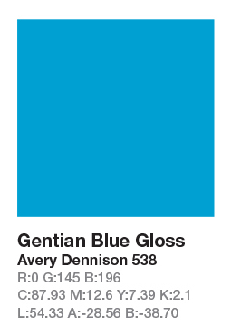 EM 538 Gentian Blue matná